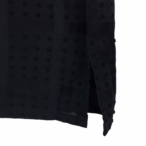 J CREW 100% Cotton Shell Top Sleeveless Swiss Dot V Neck Lightweight Size 4 - Picture 5 of 8